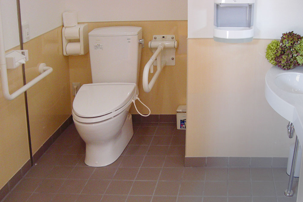 バリアフリーのトイレ