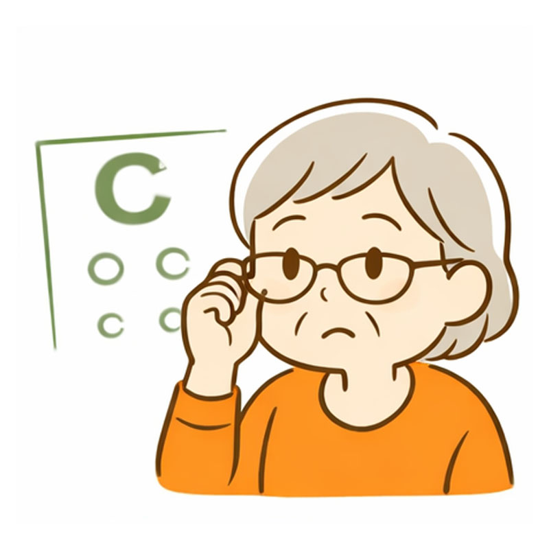 視力低下の症状