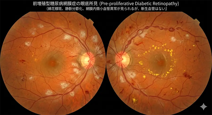 前増殖型網膜症のイメージ画像
