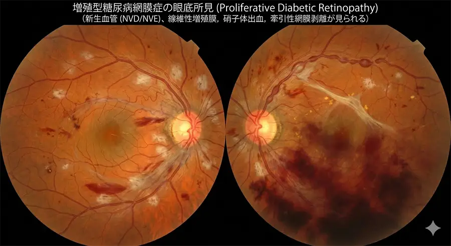 増殖型網膜症のイメージ画像