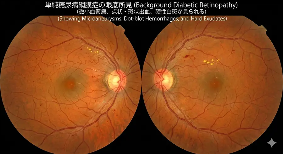 単純網膜症のイメージ画像